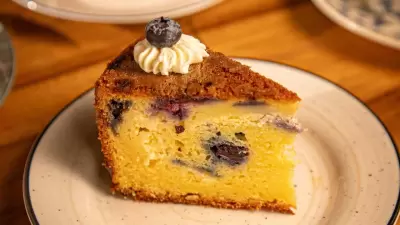 Yogurt y arándanos